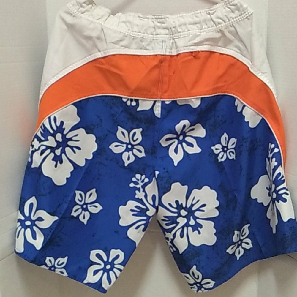 no boundaries men blue/white swim thrunks sz L - Picture 6 of 14